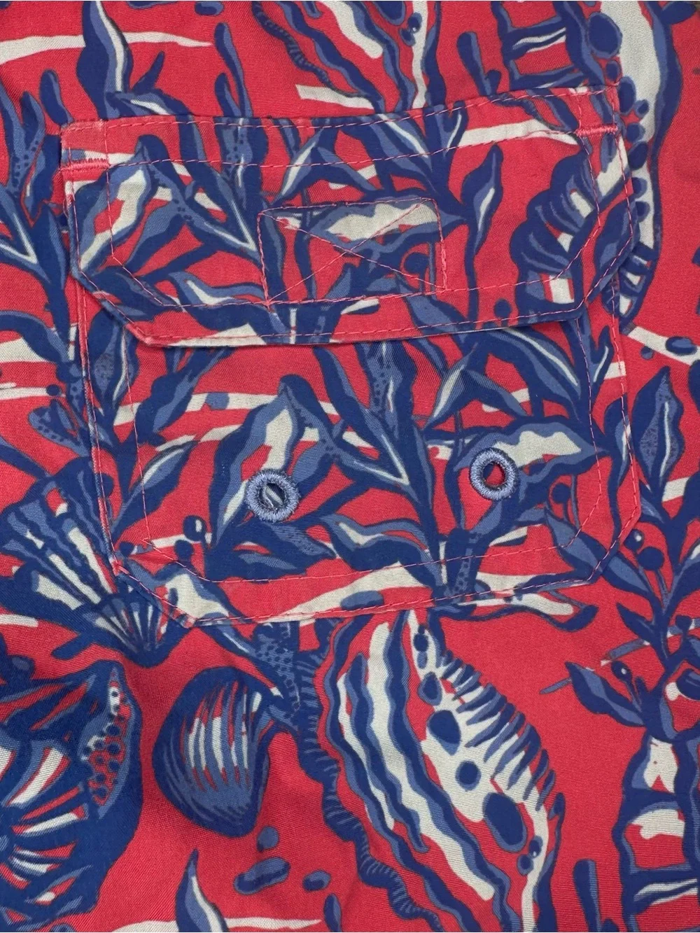 Vineyard Vines Printed Chappy Lined Swim Trunks Little Boys Size 3T Sea Life